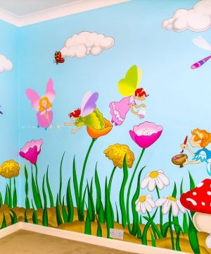 幼儿园最新室内手绘墙设计图