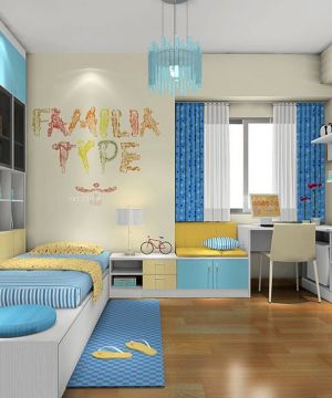最新现代风格家装儿童卧室装修效果图欣赏