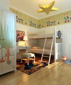 经典现代风格儿童卧室装修效果图欣赏