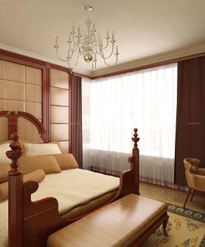 楼房卧室红木家具装修效果图片
