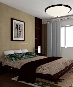 9平米卧室双人床装修效果图片