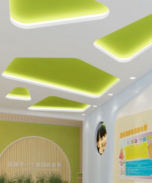 现代幼儿园室内天花板吊顶装修设计图片欣赏