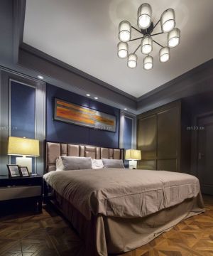 现代时尚卧室颜色搭配装修效果图片