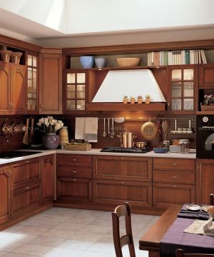 家庭室内厨房灶台设计效果图