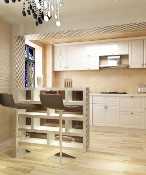 2023厨房装修效果图 厨房吧台设计