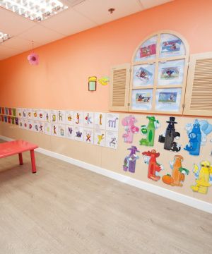 幼儿园室内教室背景墙设计效果图