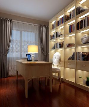 简欧家庭室内书房装修设计效果图