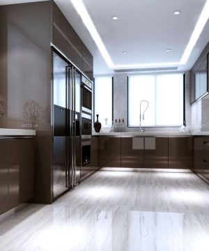 厨房效果图大全2023图片 别墅厨房装修效果图