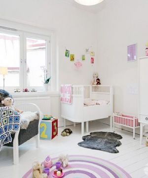 儿童房婴儿床装修设计效果图片