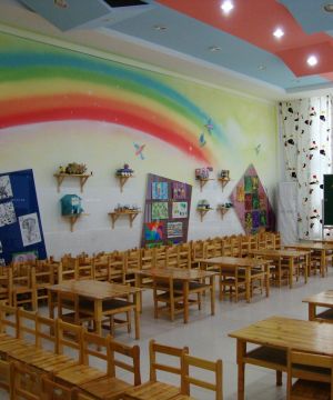 北京幼儿园教室置物架装修效果图片