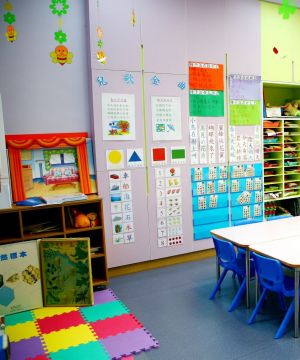 特色幼儿园教室主题墙装修效果图图片