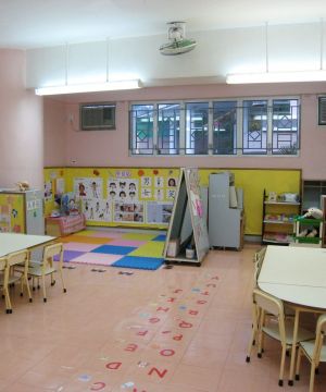 特色幼儿园室内地板砖装修效果图片