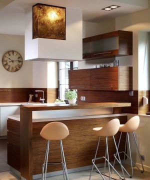 现代家装小厨房橱柜效果图