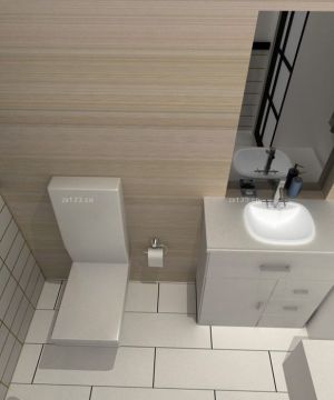 最新现代风格小型卫生间装修效果图片