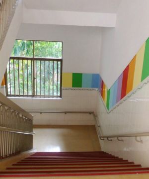 郑州幼儿园室内楼梯间装修效果图