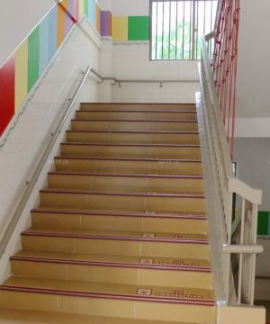 郑州幼儿园楼梯装修图片大全 