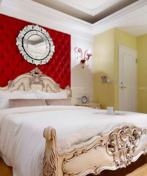 浪漫新古典婚房卧室布置装修图片案例