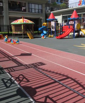 最新幼儿园室外滑梯设计效果图片