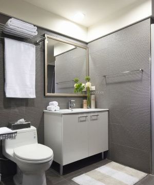 现代日式卫生间装修效果图欣赏
