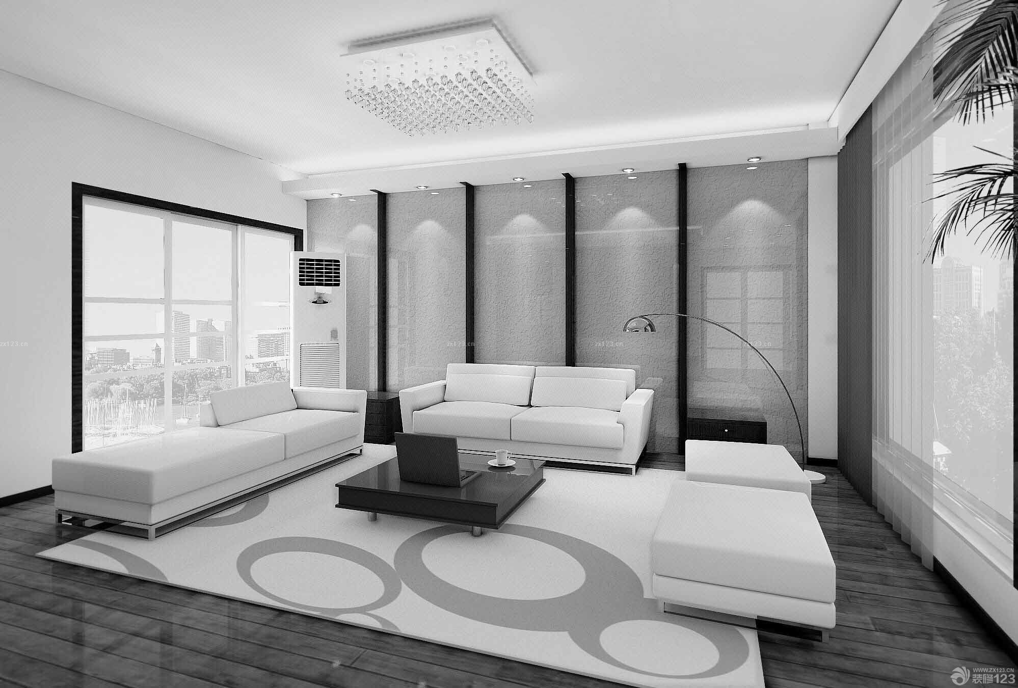 现代家居客厅装修设计效果图片