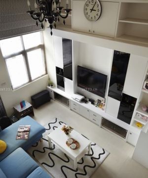 创意小户型室内客厅电视墙设计