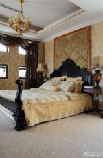 欧式古典风格卧室床头背景墙