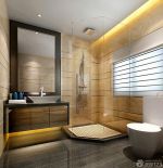 家庭卫生间装修效果图大全2023图片 浴室玻璃门图片