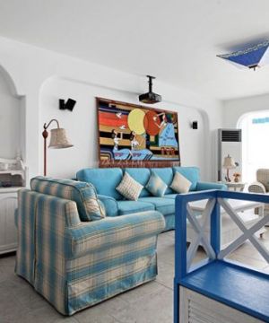 地中海装饰风格客厅沙发图片