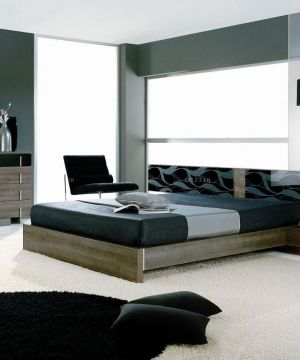 卧室板式家具装修设计效果图纸