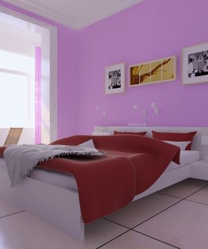 现代卧室床的摆放设计图纸