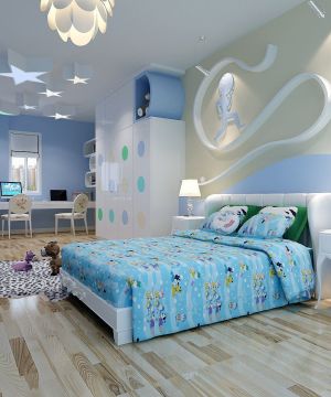 90平两室一厅儿童房间布置装修效果图