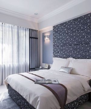 现代欧式风格小清新卧室装修效果图片