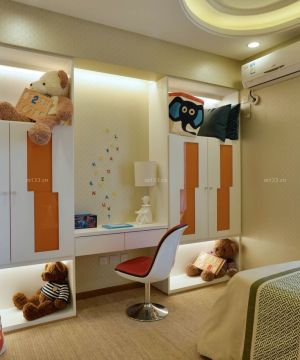 80平米三室一厅儿童卧室装修效果图