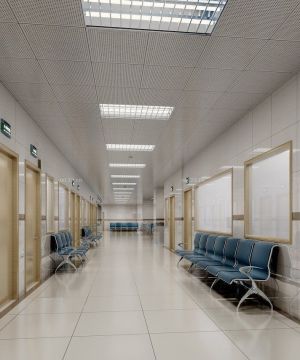 最新现代医院室内集成吊顶灯装修效果图片