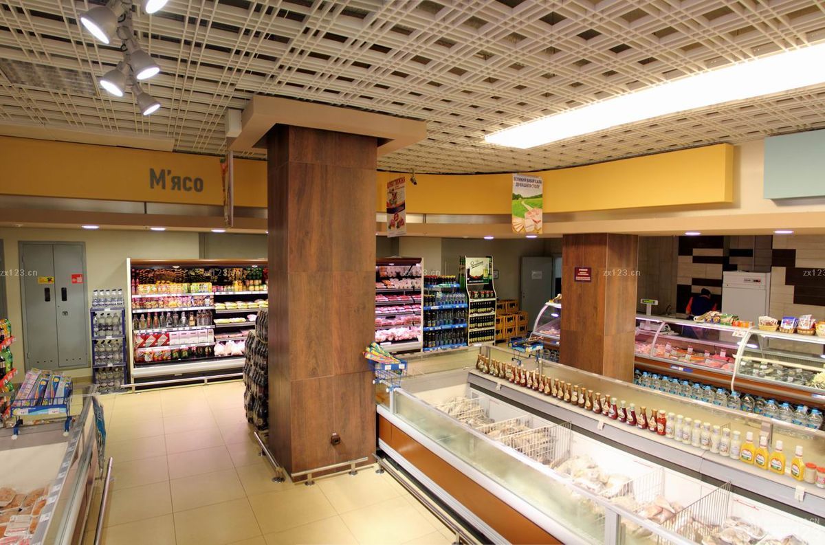 小型超市集成吊顶装修效果图_设计456装修效果图