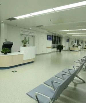 大型现代医院大厅等候椅装修效果图片