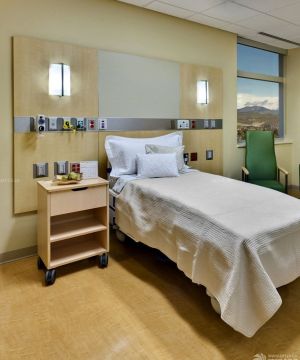 医院病房床头背景墙装修设计效果图图片欣赏
