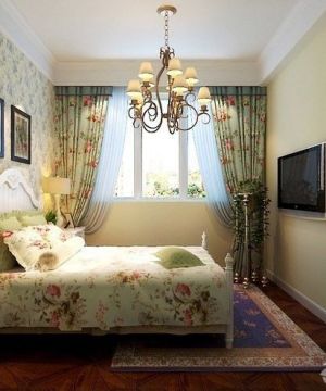 卧室装修设计 双人床装修效果图片