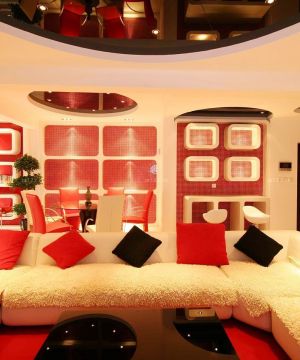最新现代客厅组合沙发装修效果图片