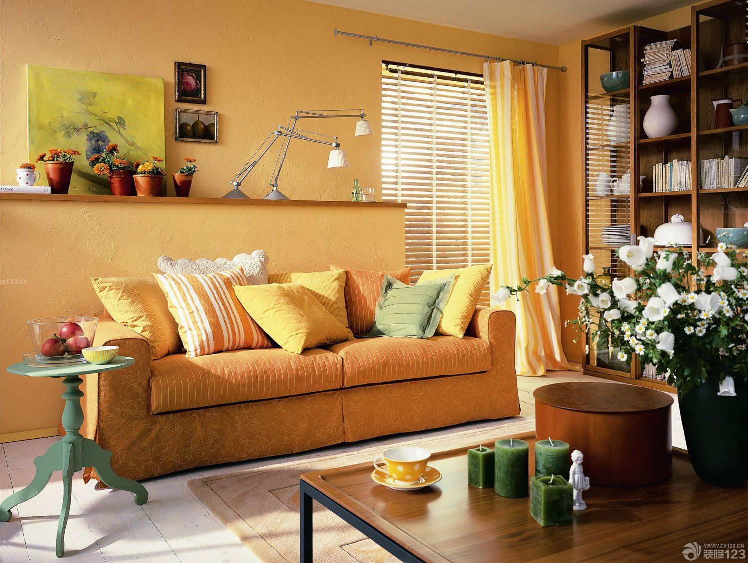 交换空间小户型客厅墙面颜色设计图