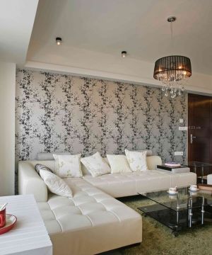现代家庭客厅组合沙发装修效果图