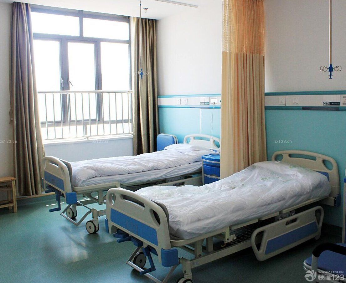 医院普通病房窗帘设计装修实景图