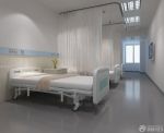 现代医院简约室内隔断设计装修效果图