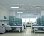 大型现代医院室内隔断设计装修效果图