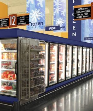 温馨超市门店产品展示柜装修效果图
