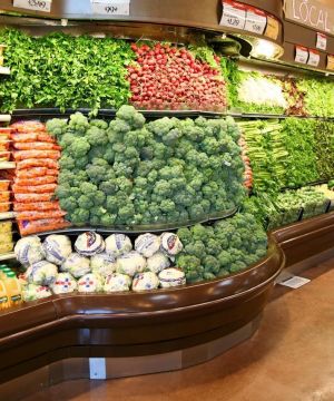 蔬菜超市装饰设计装修效果图片