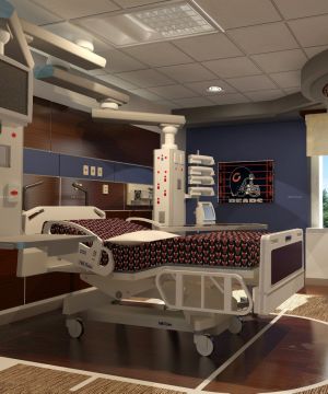 医院装修病房设计效果图 