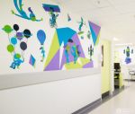 儿童医院过道背景墙装修效果图图片 