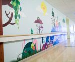 儿童医院走廊背景墙设计效果图片 
