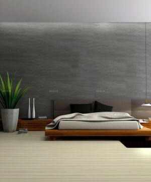 现代简约卧室背景墙设计图